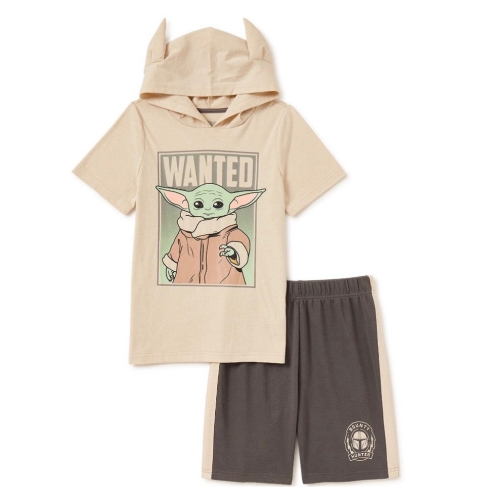 Baby Yoda Short Outfit